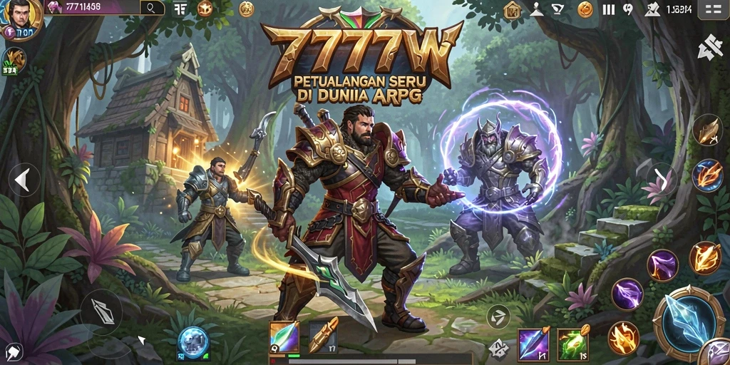 Gameplay dinamis dengan petualangan epik di dunia ARPG.