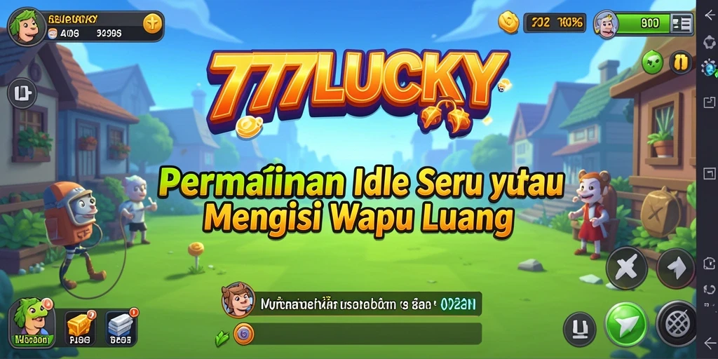 Screenshot gameplay <strong>777LUCKY</strong> menampilkan momen seru dalam permainan Idle.
