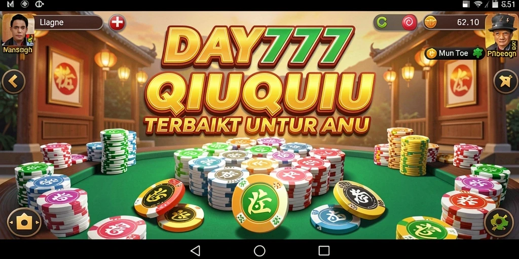 Screenshot gameplay QiuQiu yang menarik dari DAY777.