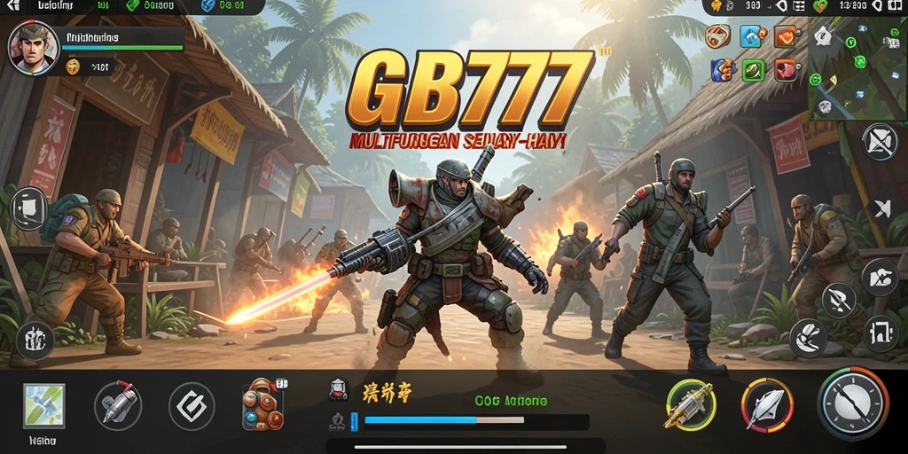 Screenshot GB777 menampilkan antarmuka aplikasi Utility yang bersih dan mudah dinavigasi.