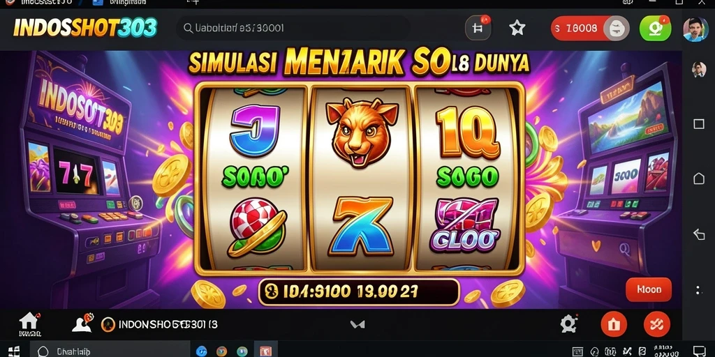 Tampilan gameplay menarik dari permainan slot INDOSLOT303.