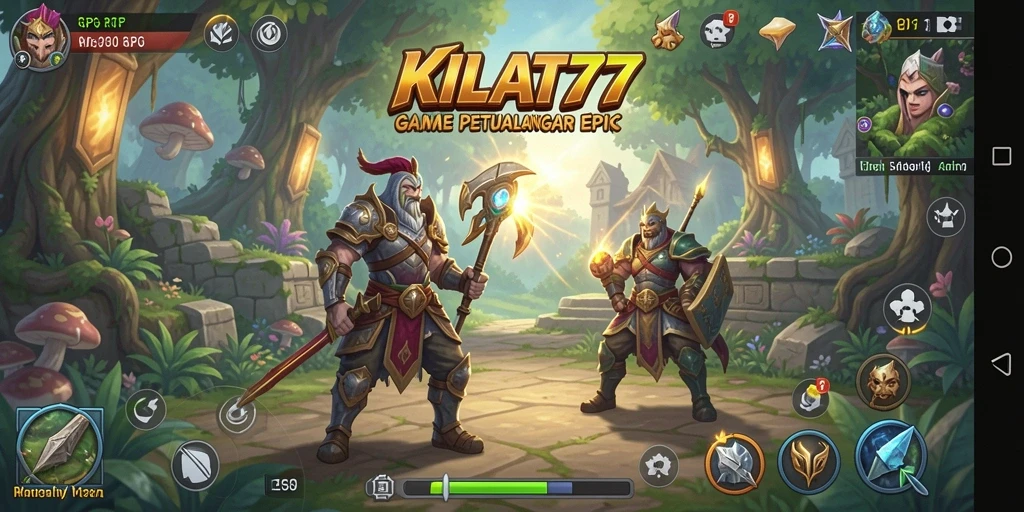 Tampilan gameplay RPG KILAT77 yang seru dan penuh aksi.